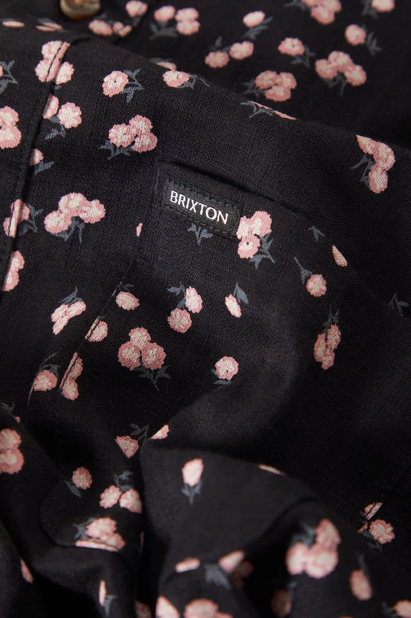 Charter Slub Short Sleeve Shirt - Black/Pink