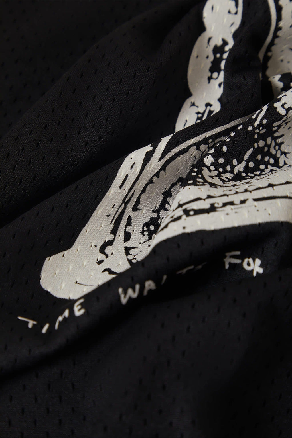 Baggy Mesh Practice Jersey - Black/White Chippa