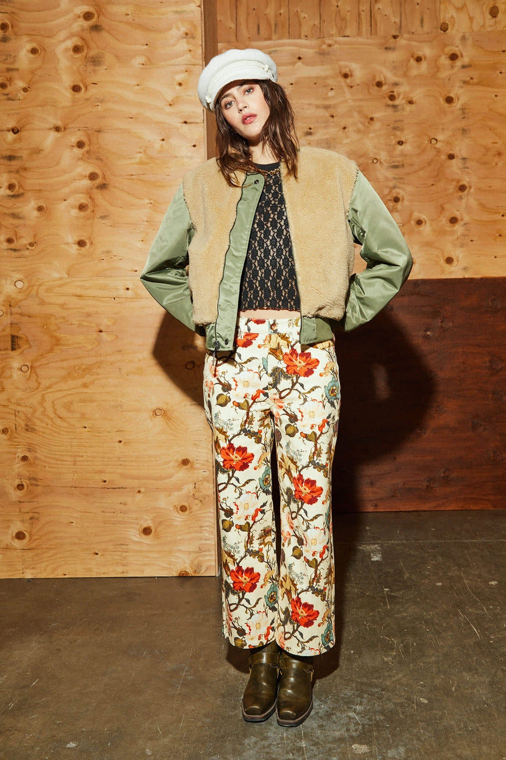 Sherpa Surplus Bomber Jacket - Olive Surplus