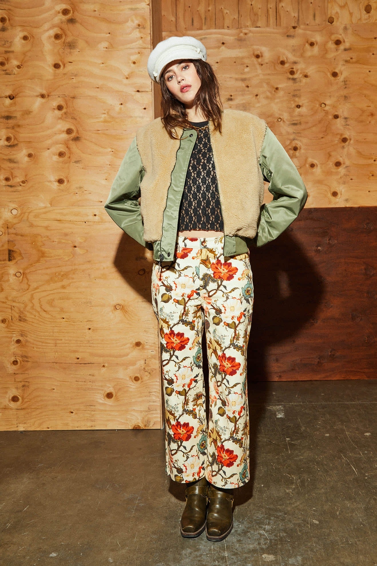 Sherpa Surplus Bomber Jacket - Olive Surplus