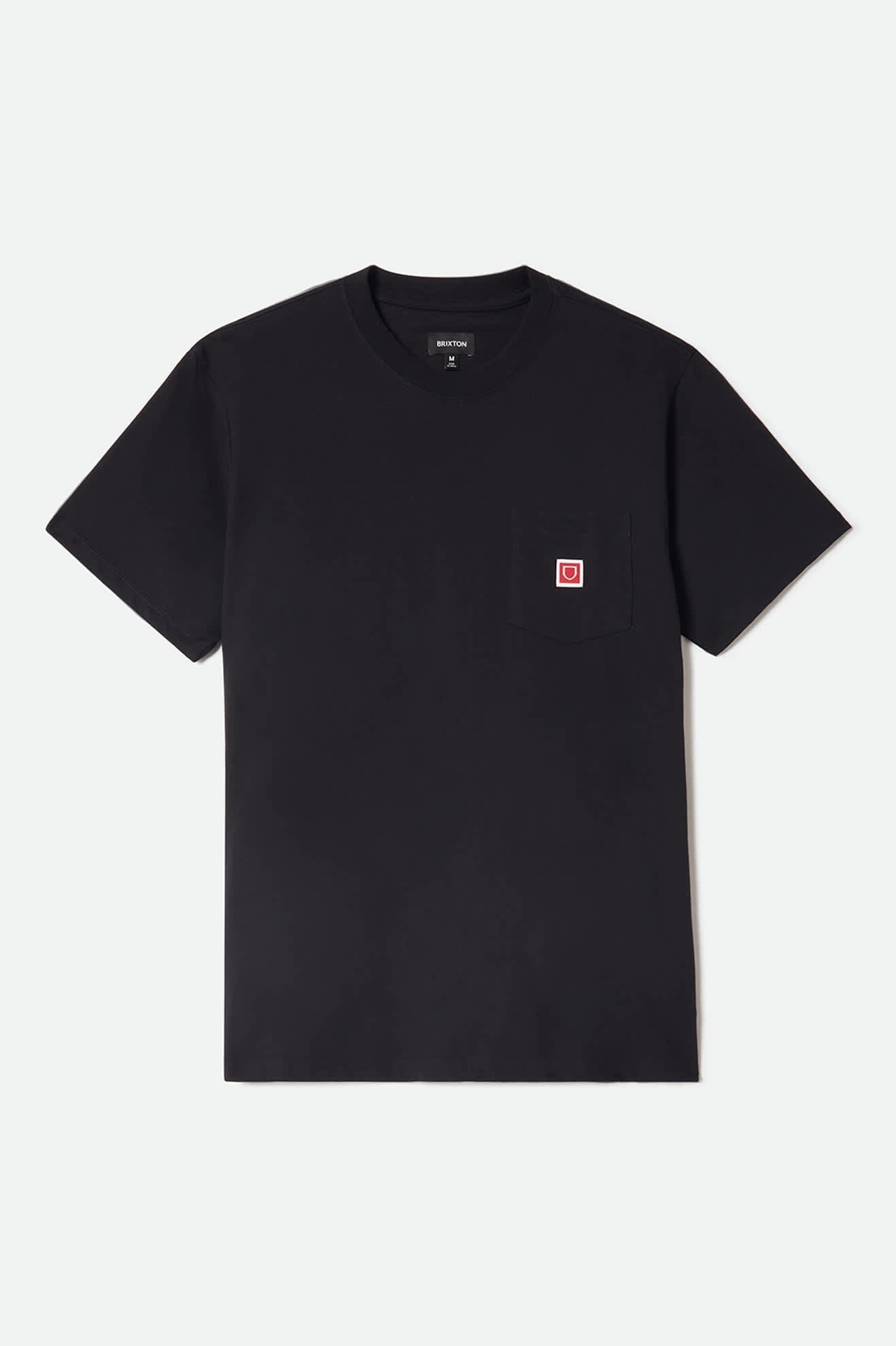 Beta Sheild Short Sleeve Pocket T-Shirt - Black