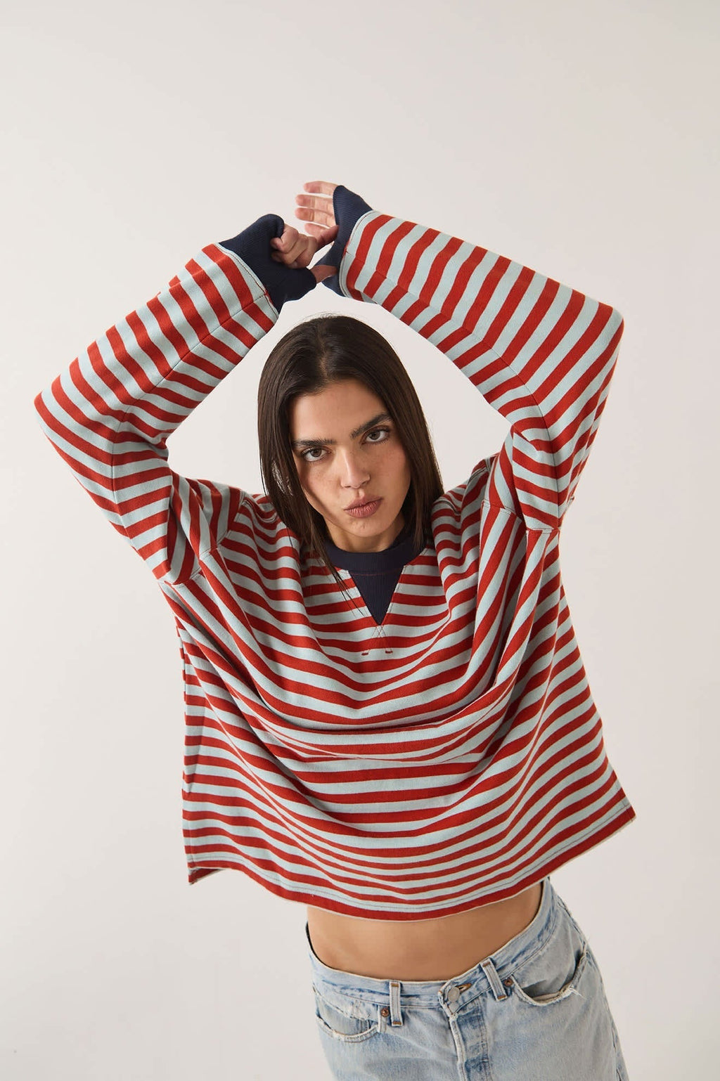 Retro Rugby Polo - Sea Grass/Rust