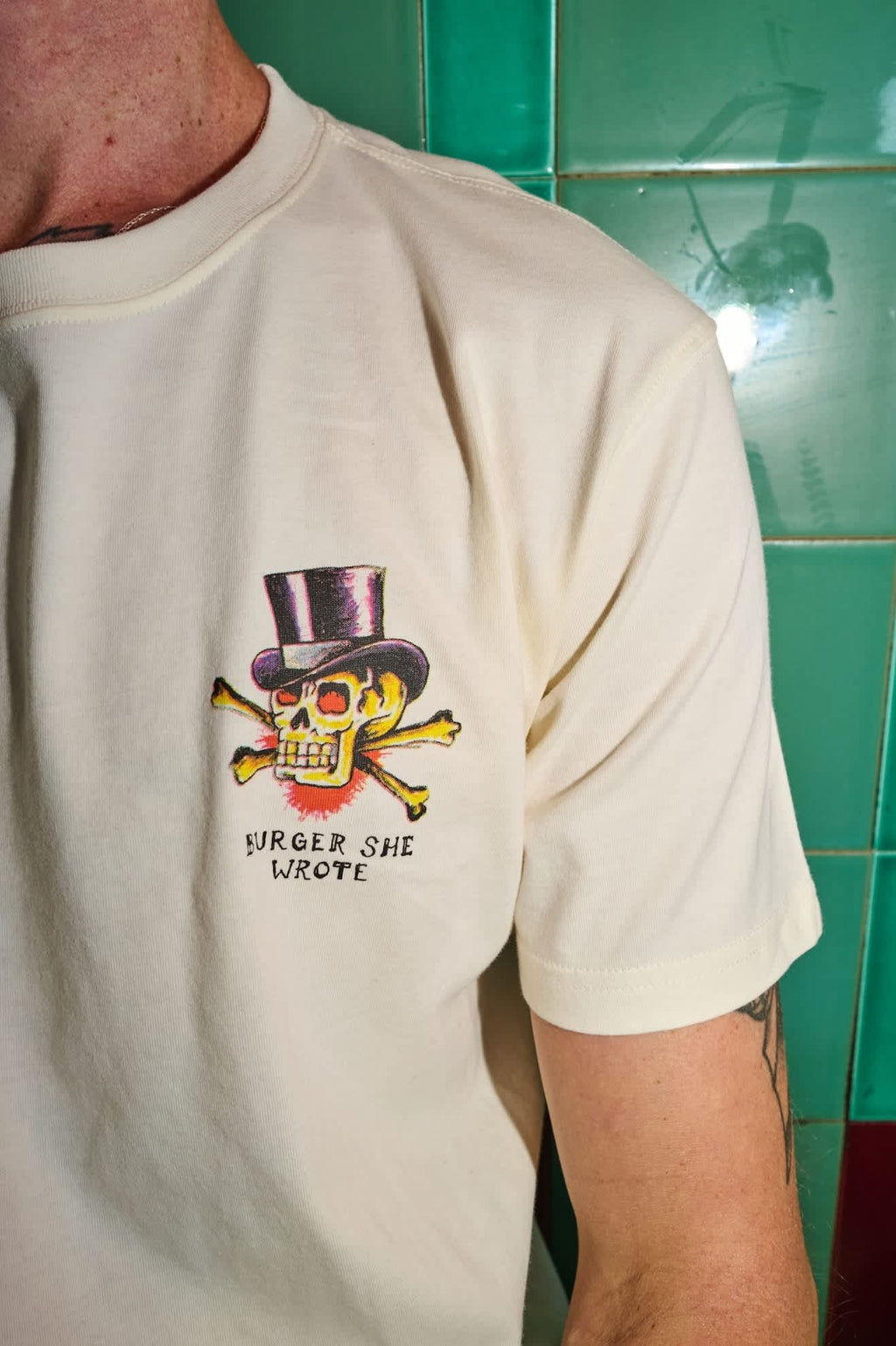 Burger She Wrote Standard T-Shirt - Natural