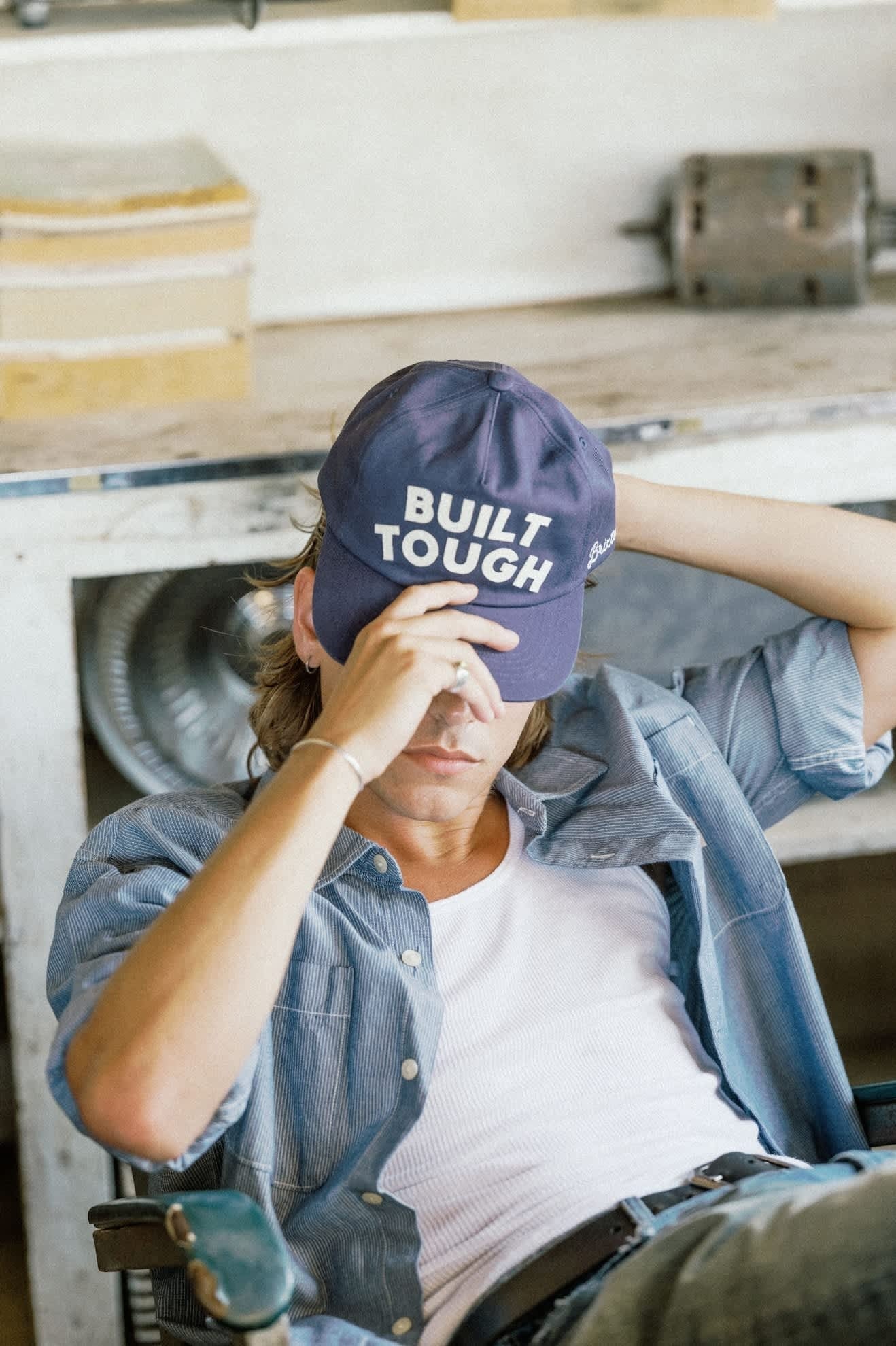 Ford Built Tough Snapback - American Navy/Wimbledon White