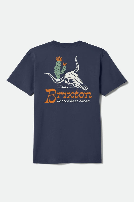 Barren Short Sleeve Standard T-Shirt - Navy