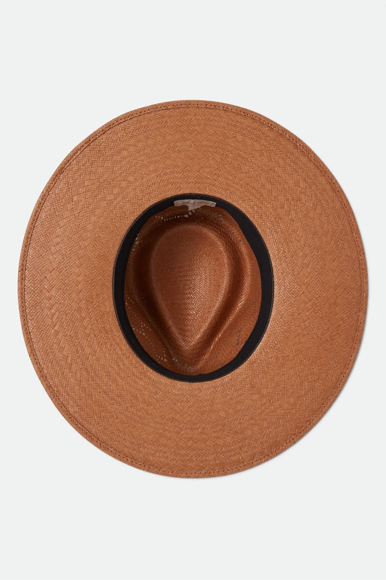 Porto Straw Fedora - Italian Clay