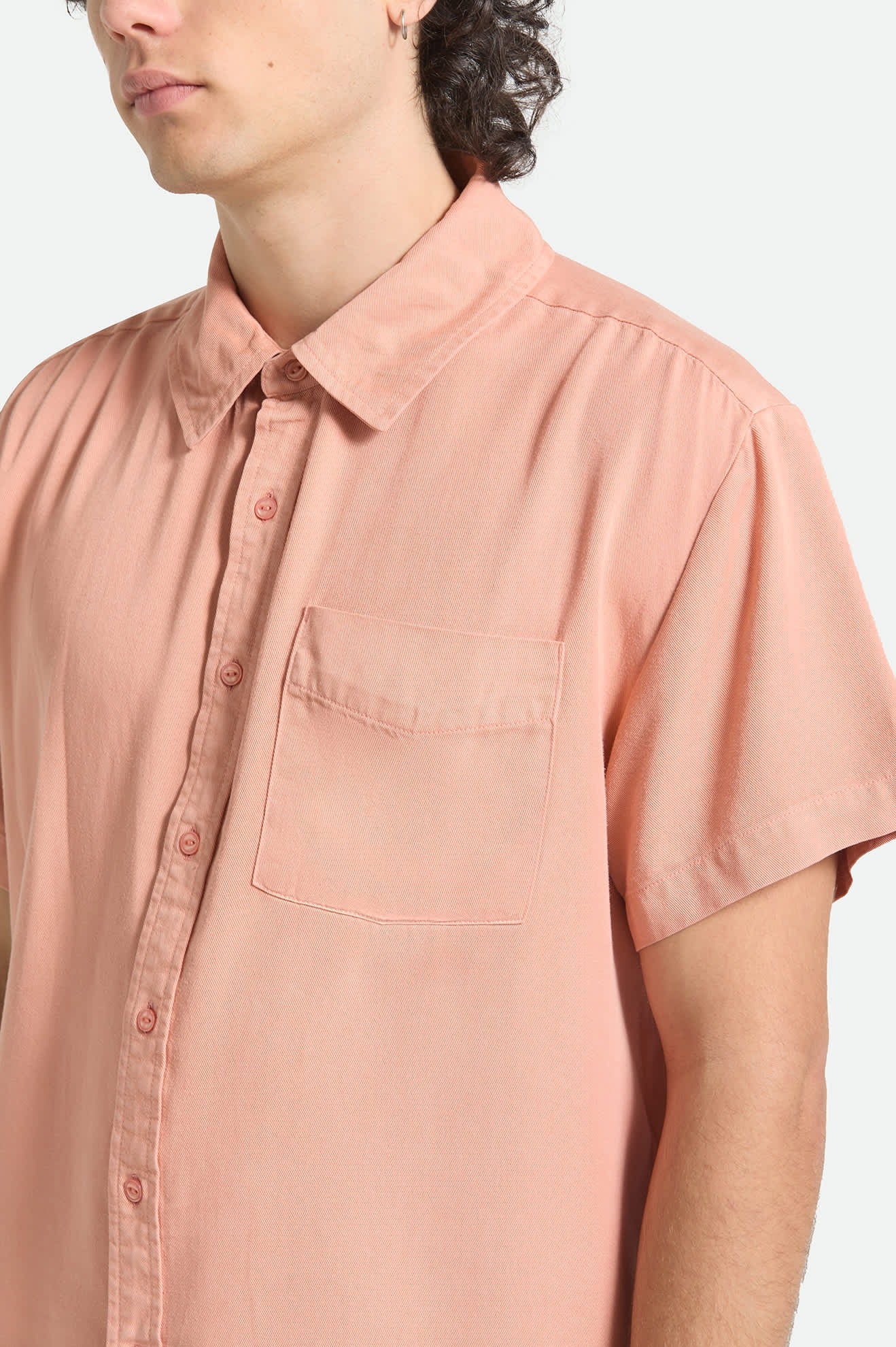 Cooling Comfort Short Sleeve Shirt - Silver Pink