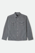 Journey Lightweight Long Sleeve Shirt - Navy/White Stripe