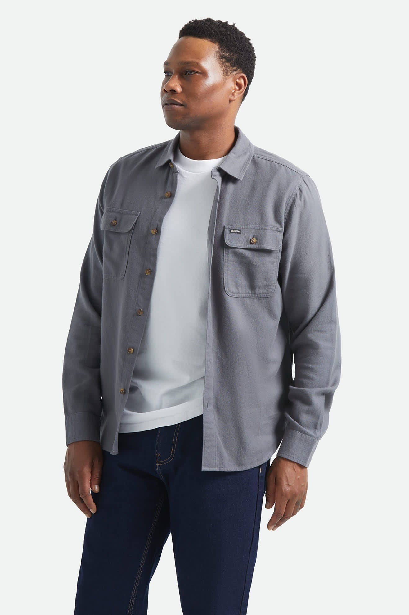 Bowery Lightweight Ultra Soft Flannel - Future Grey