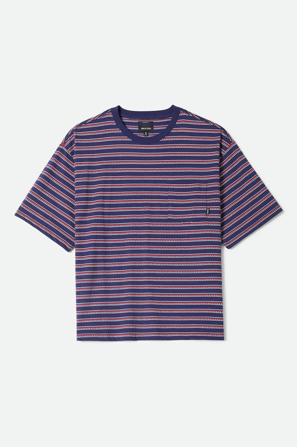 Poolside Pique Box Crop T-Shirt - Washed Navy