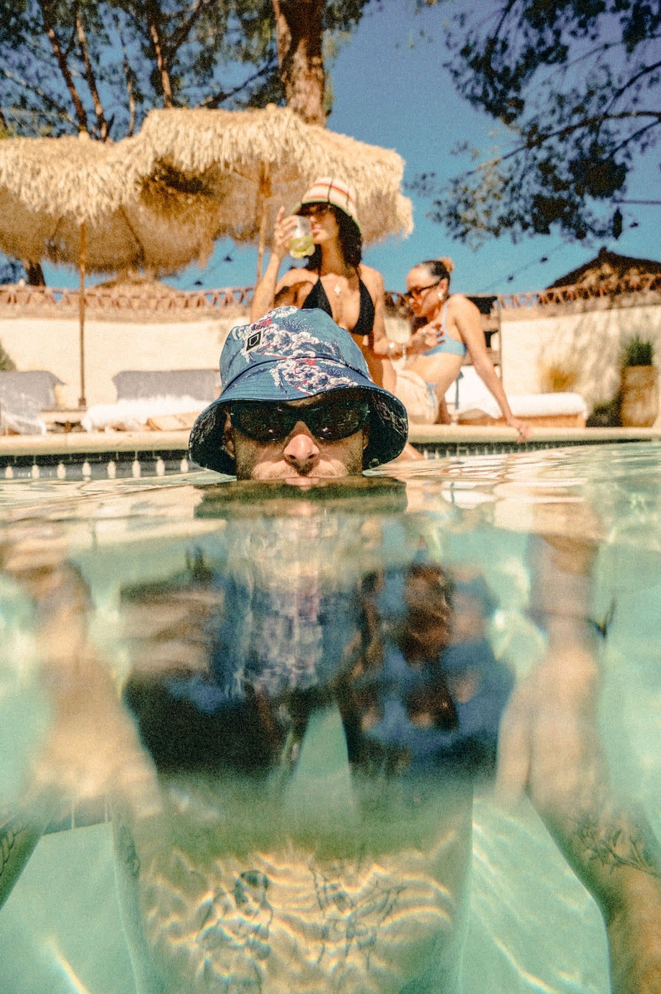 Eldon Water Packable Bucket Hat - Midnight Blue