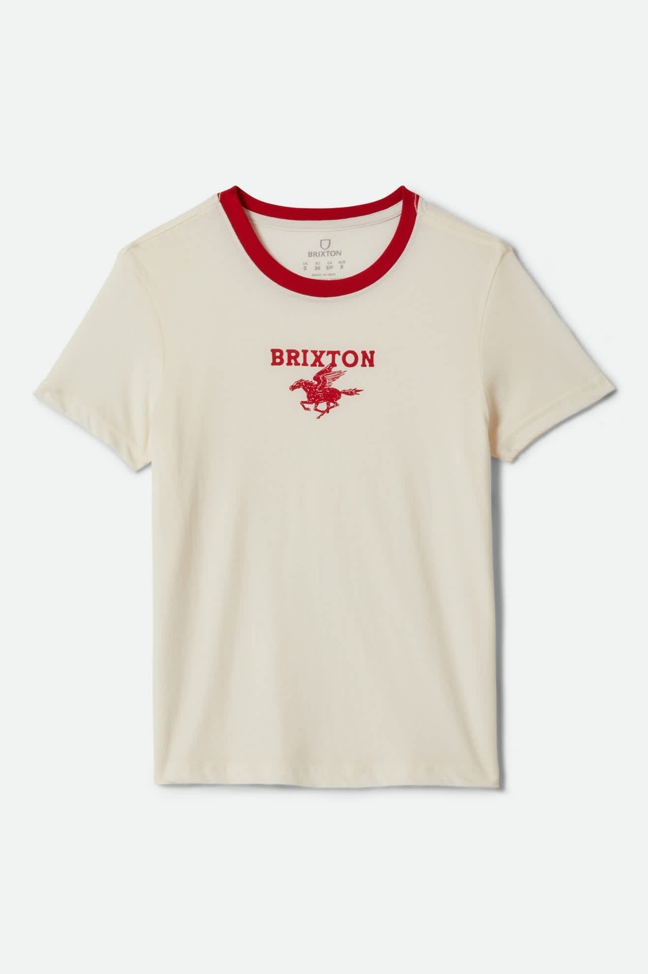 Pegasus Slim Crew T-Shirt - Vintage White