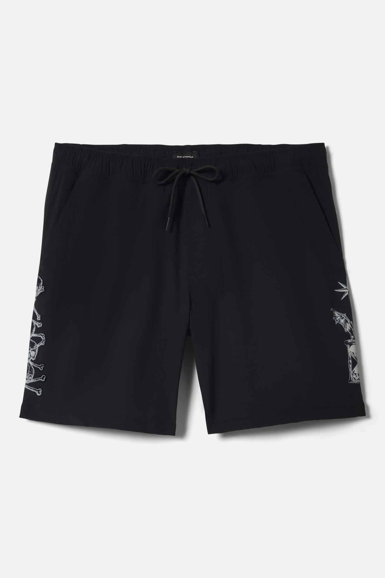 Everyday Stretch Hybrid Short 7" - Black/White