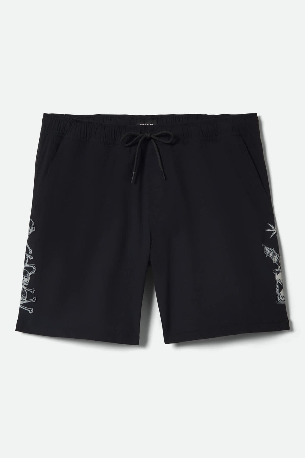 Everyday Stretch Hybrid Short 7" - Black/White