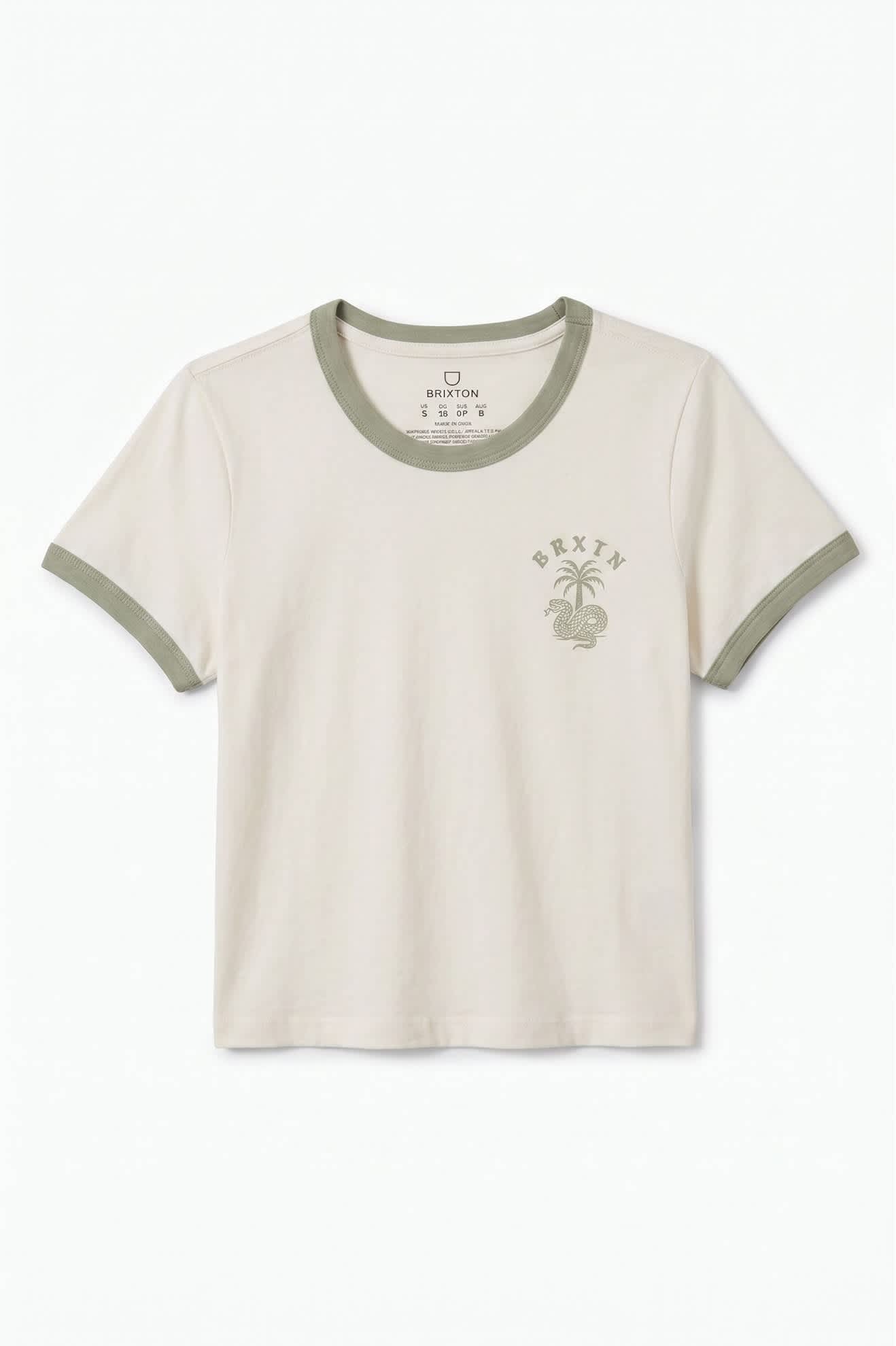 Serpent Baby T-Shirt - White/Desert Sage