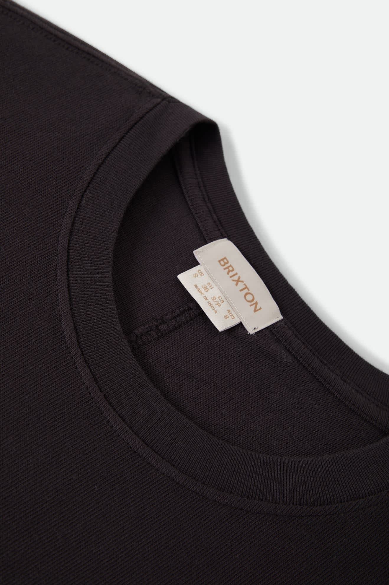 Carefree Organic Garment Dye T-Shirt Dress - Black