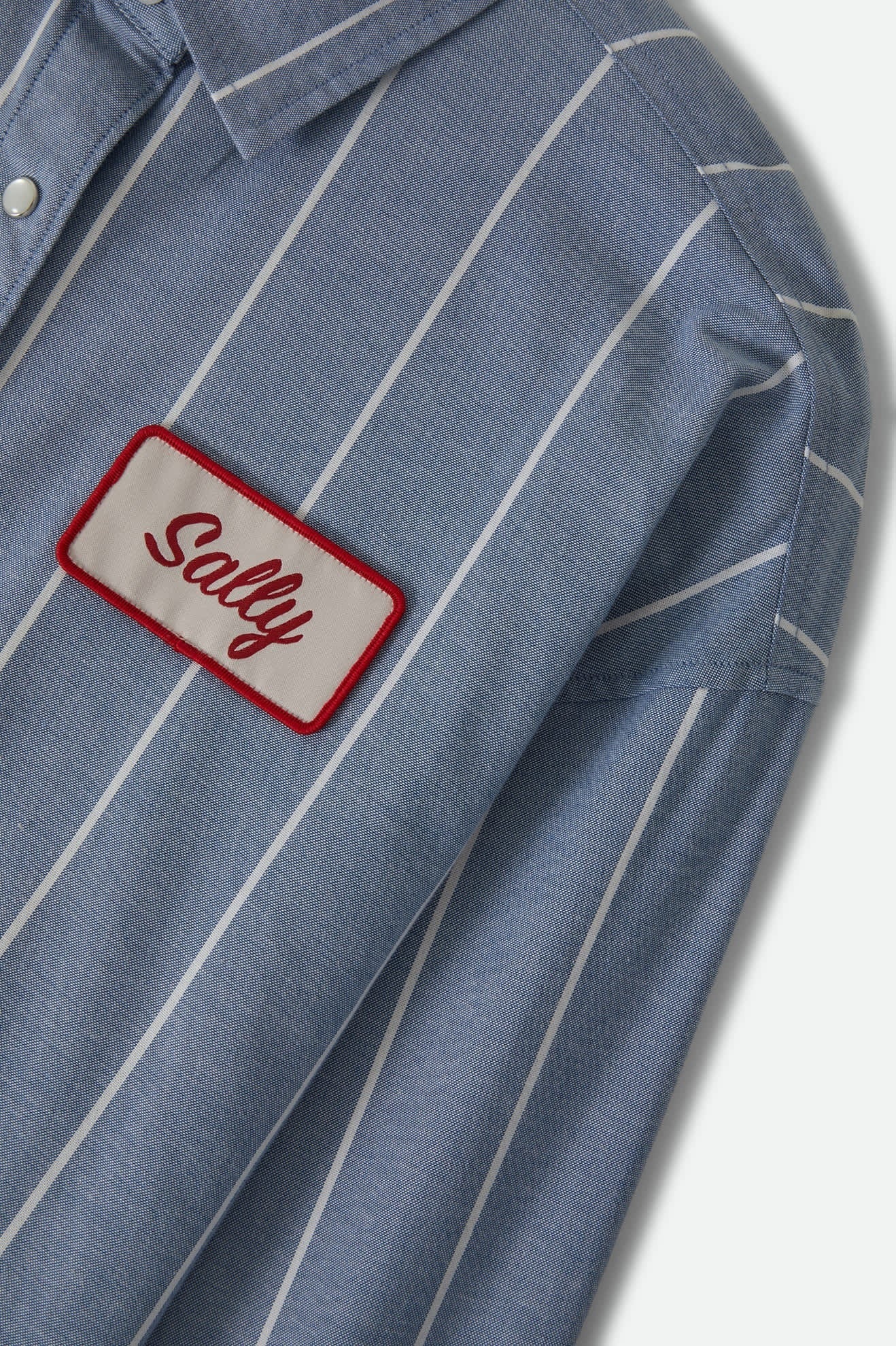 Ford Mustang Sally Shirt - Blue Chambray/Stripe