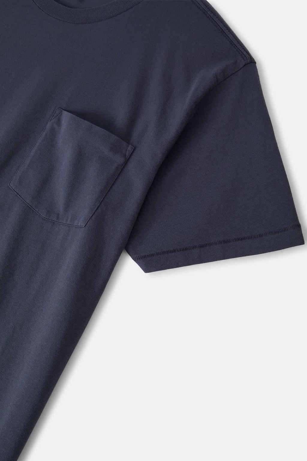 Brixton Baseline Pocket T-Shirt - Washed Navy Vintage Wash