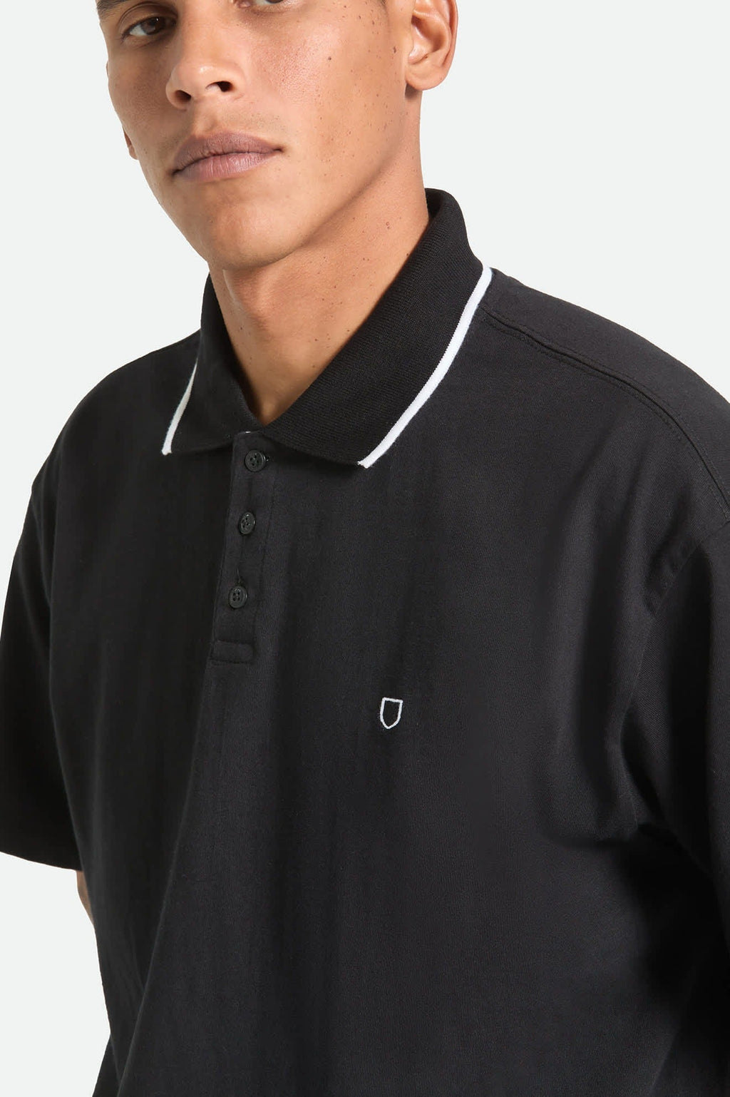 Anton Short Sleeve Polo - Black