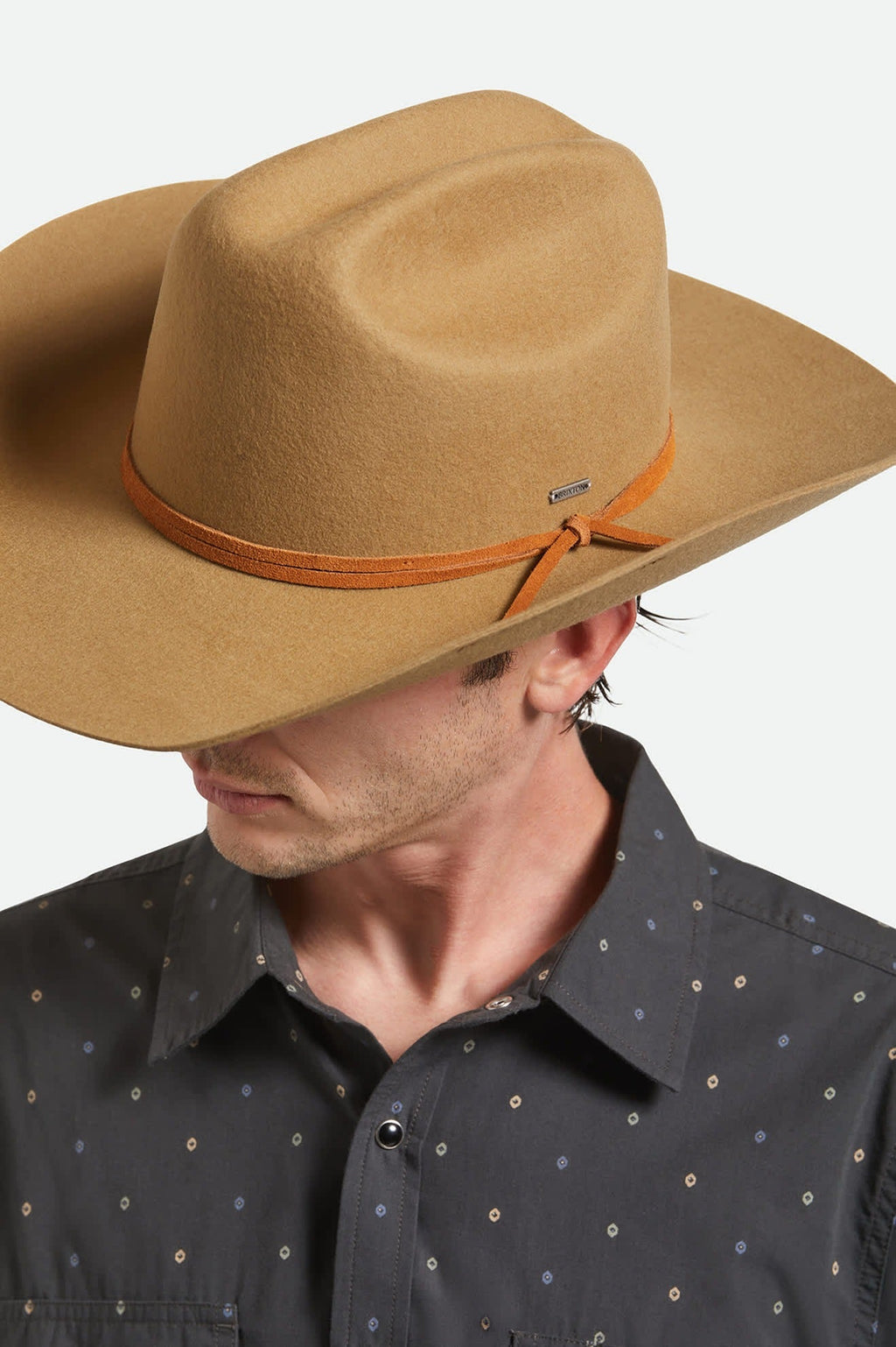 Laredo Branded Cowboy Hat - Antique Bronze
