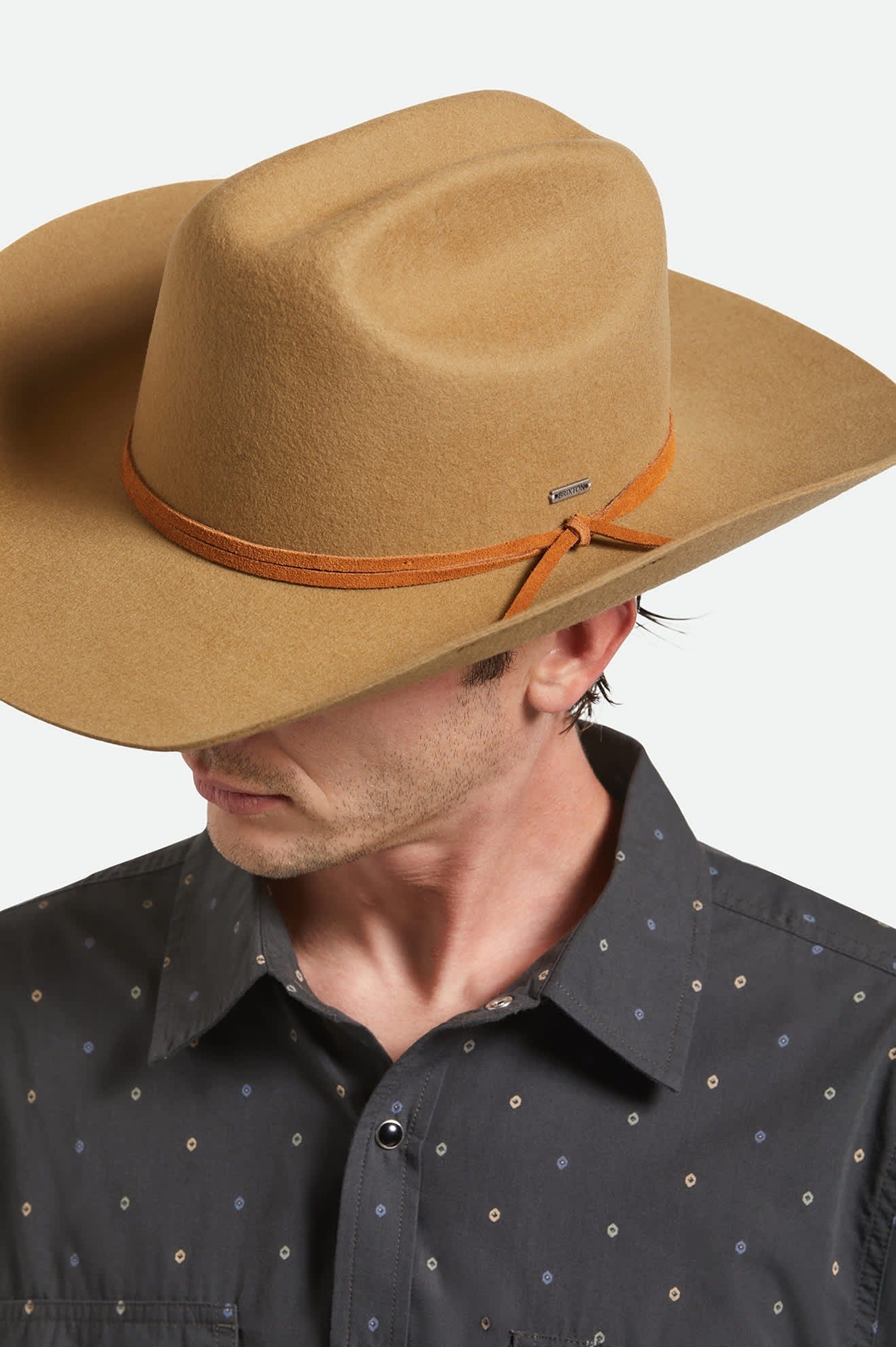 Laredo Branded Cowboy Hat - Antique Bronze