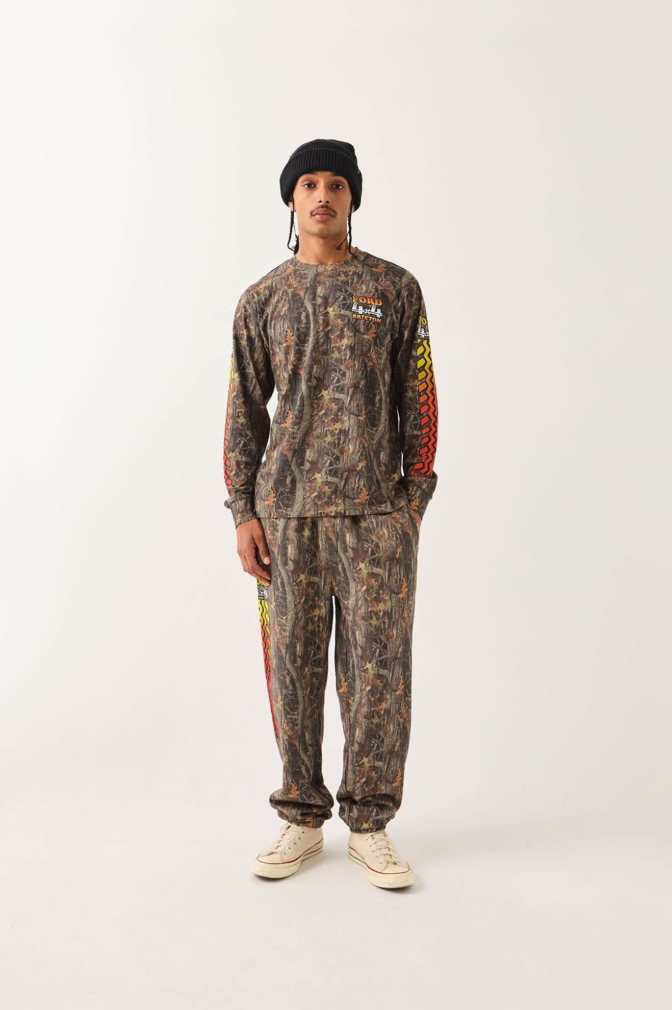 Ford 4x4 Chrome Sweatpant - Boxwood Green
