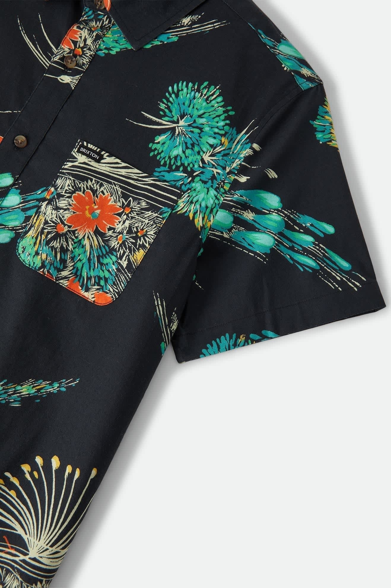 Charter Print Shirt - Black/Floral