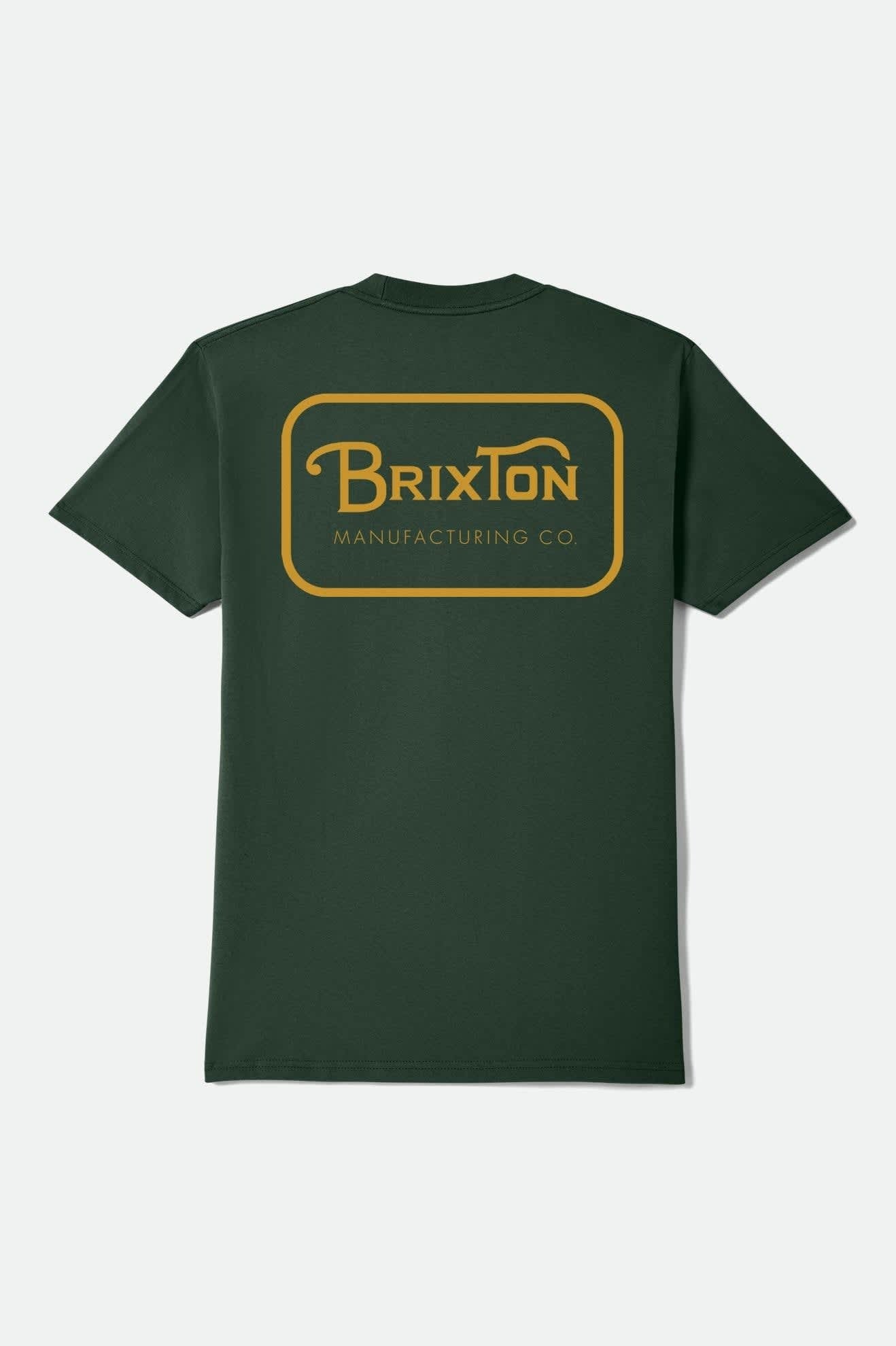 Grade Short Sleeve Standard T-Shirt - Forest Green/Gold