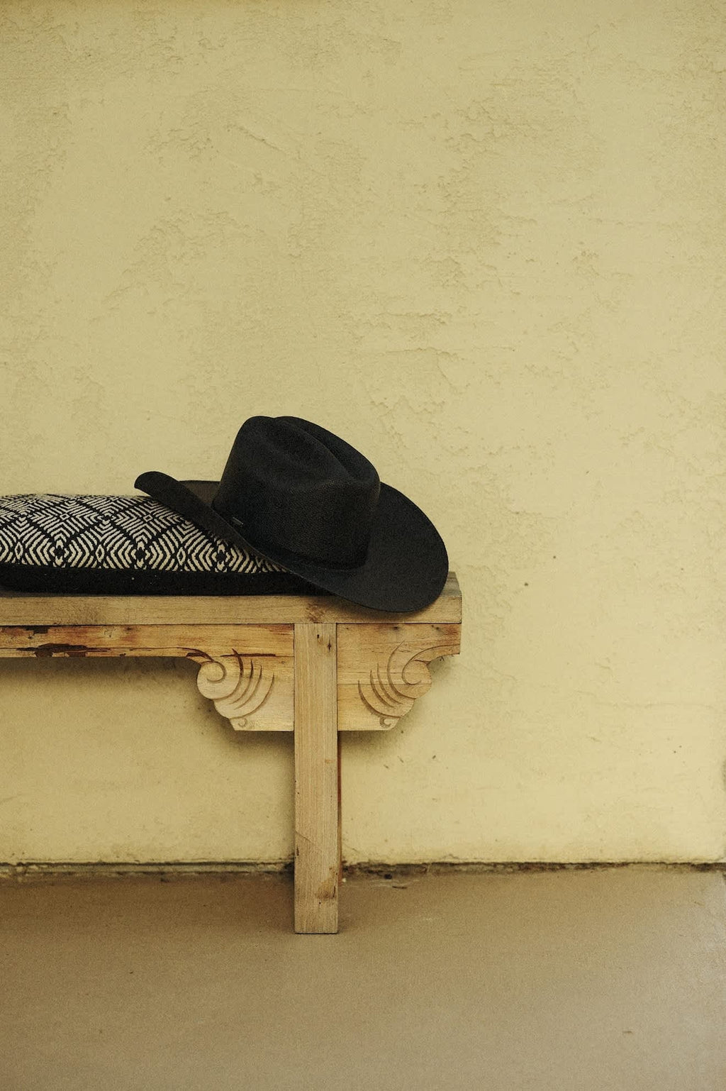Laredo Straw Cowboy Hat - Black