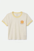 Sunny Days Baby T-Shirt - Off White/Celestial Yellow