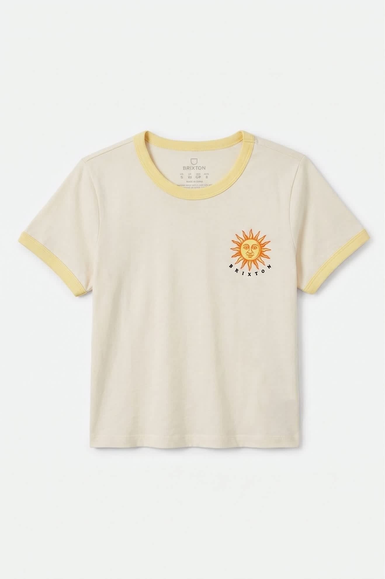 Sunny Days Baby T-Shirt - Off White/Celestial Yellow