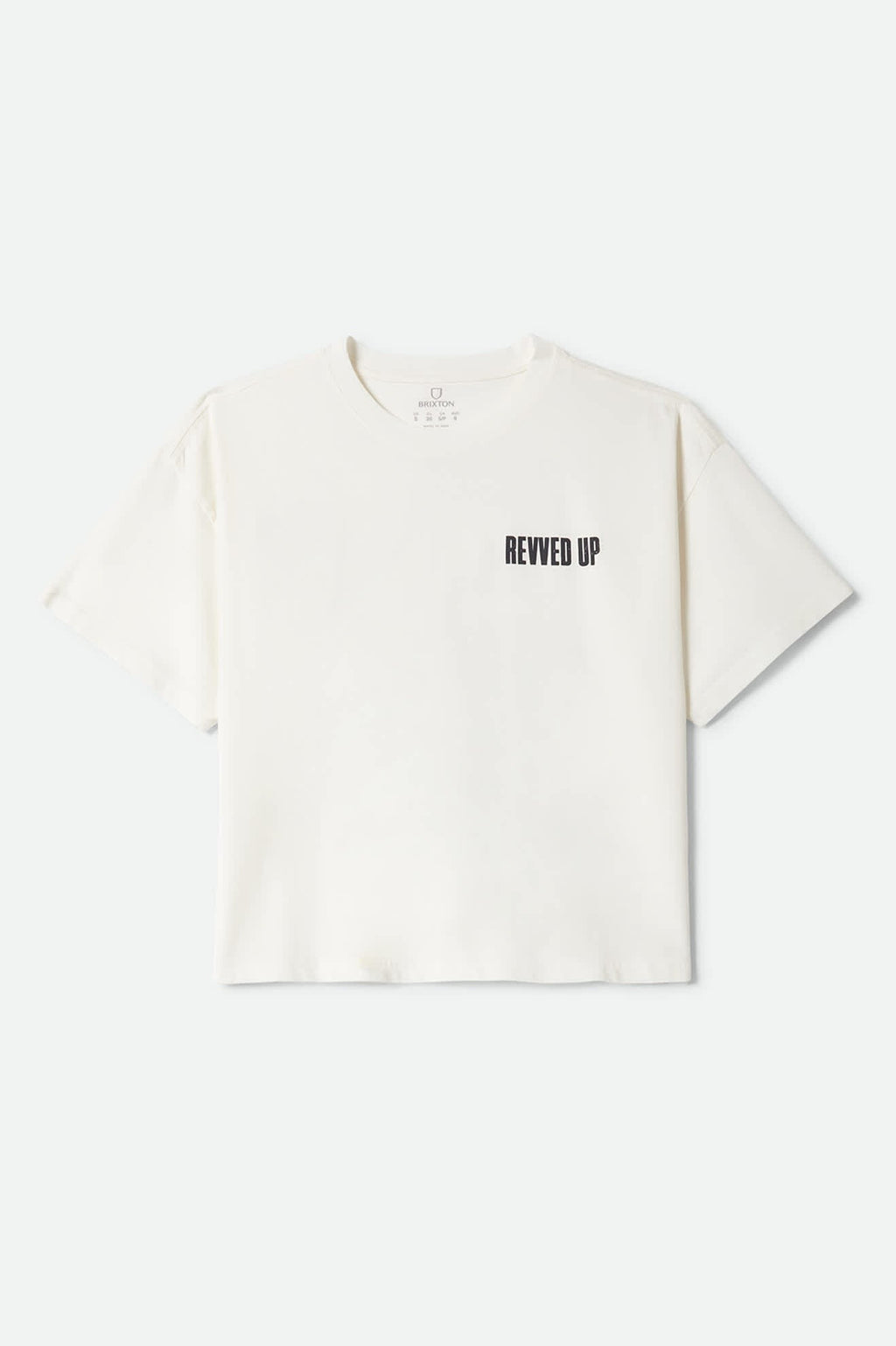 Revved Up Boxy Crew T-Shirt - Off White