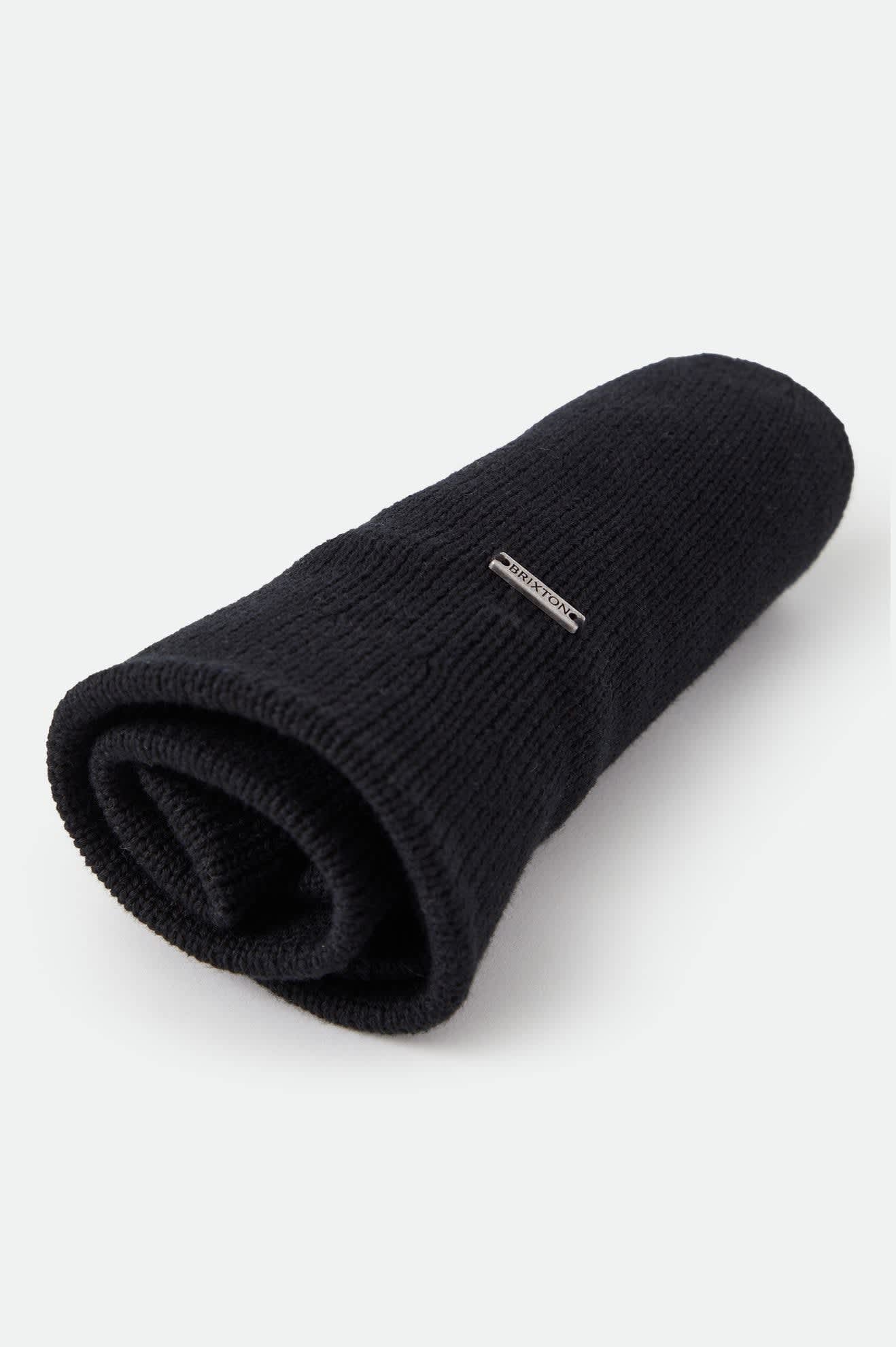 Redding Knit Packable Hat - Black/Black