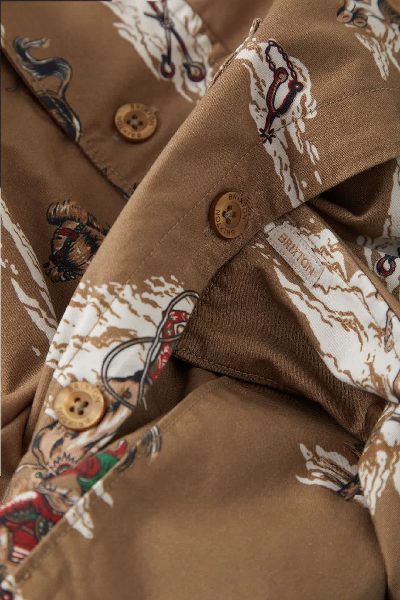 Utopia Overshirt - Mid Century Cowboy Print