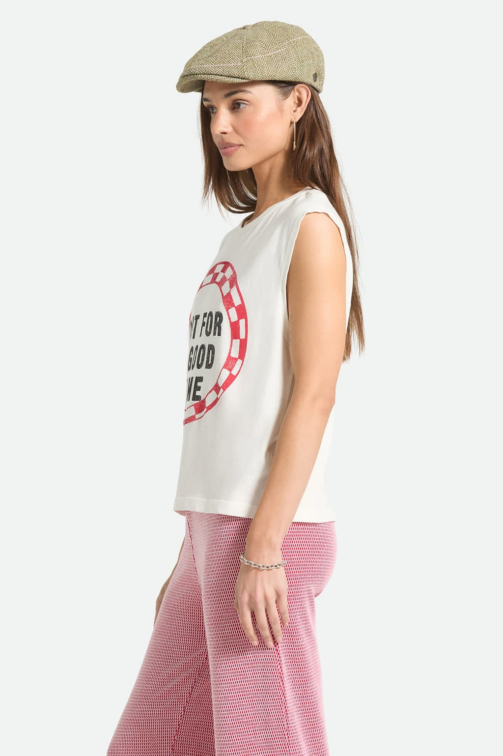 Out For A Good Time Muscle Tank - Off White