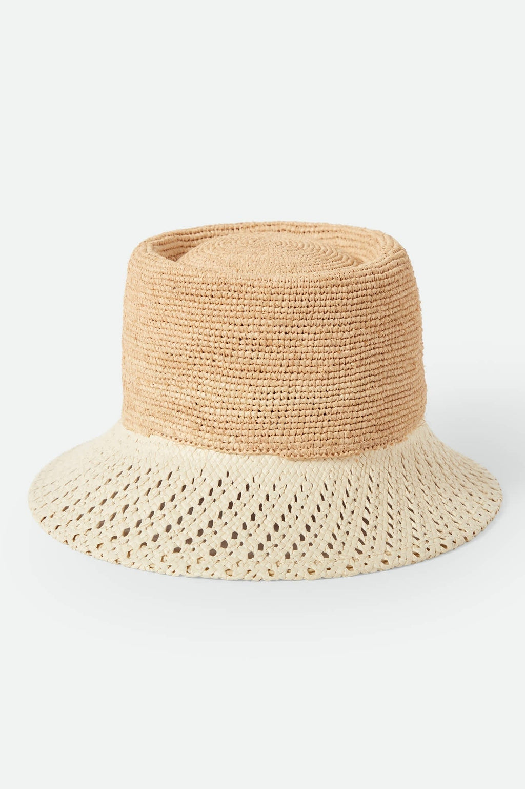 Ellee Festival Straw Bucket Hat - Natural/Natural