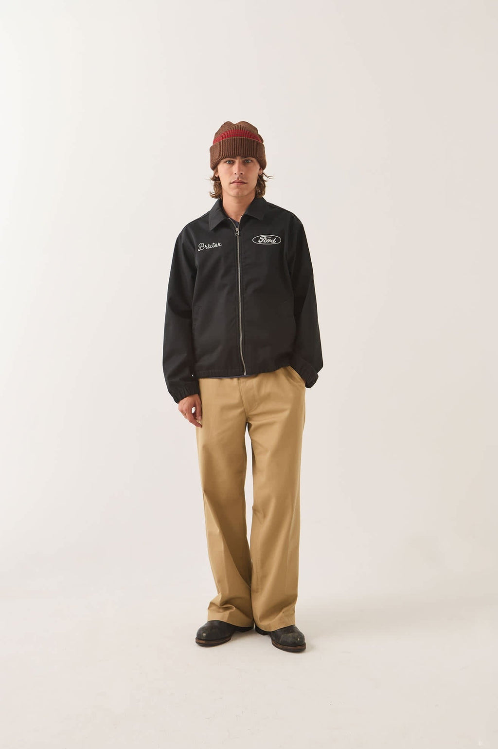 Ford Built Tough Harrington Jacket - Burnt Rubber