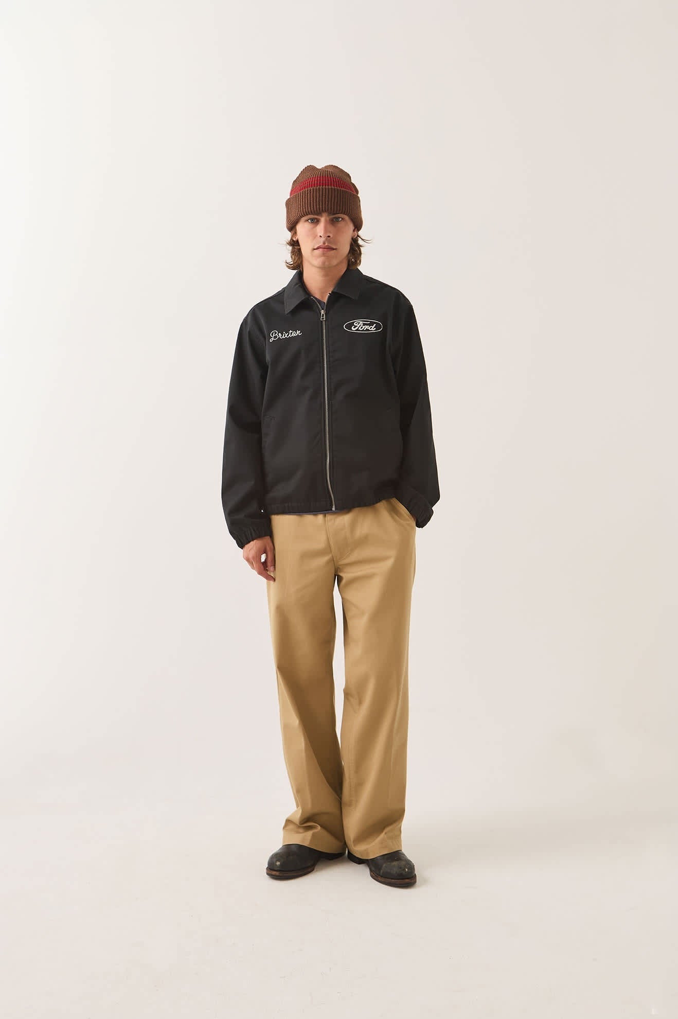Ford Built Tough Harrington Jacket - Burnt Rubber