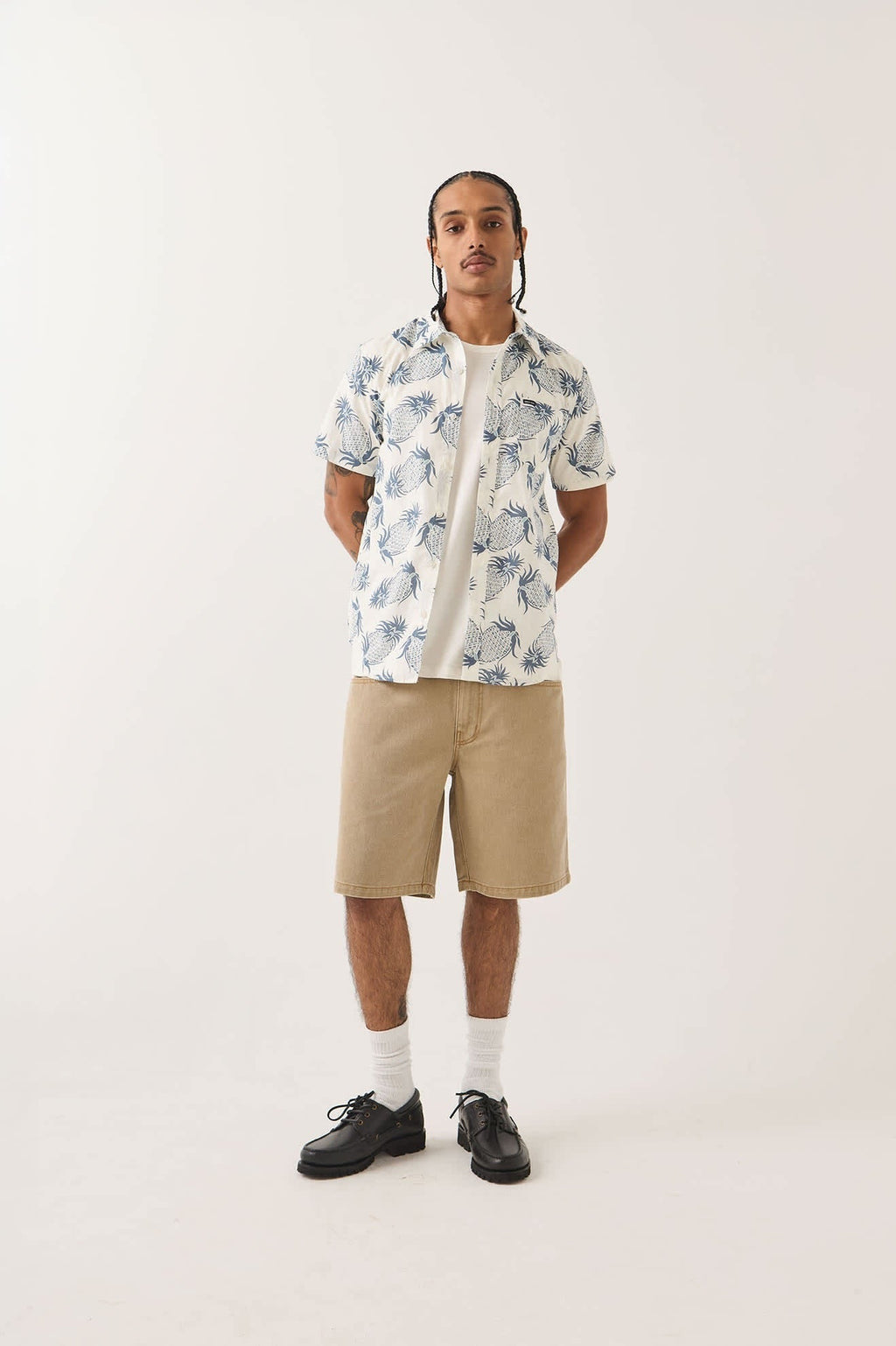 Brixton Relaxed Short - Washed British Khaki
