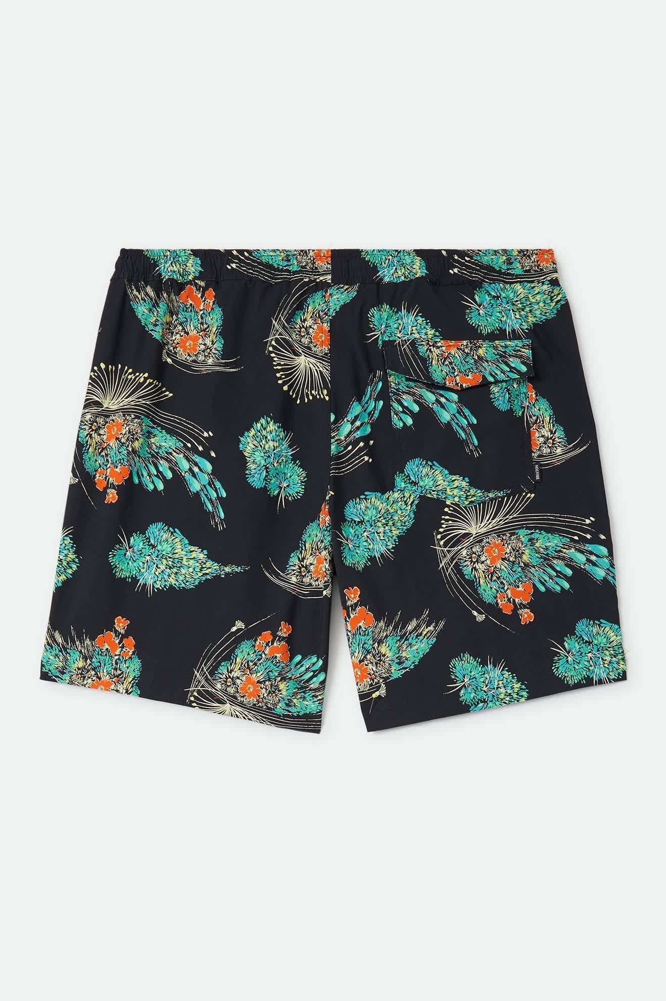 Everyday Stretch Hybrid Short 7" - Black Floral