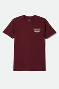 Regal Standard T-Shirt - Burgundy/Tobacco