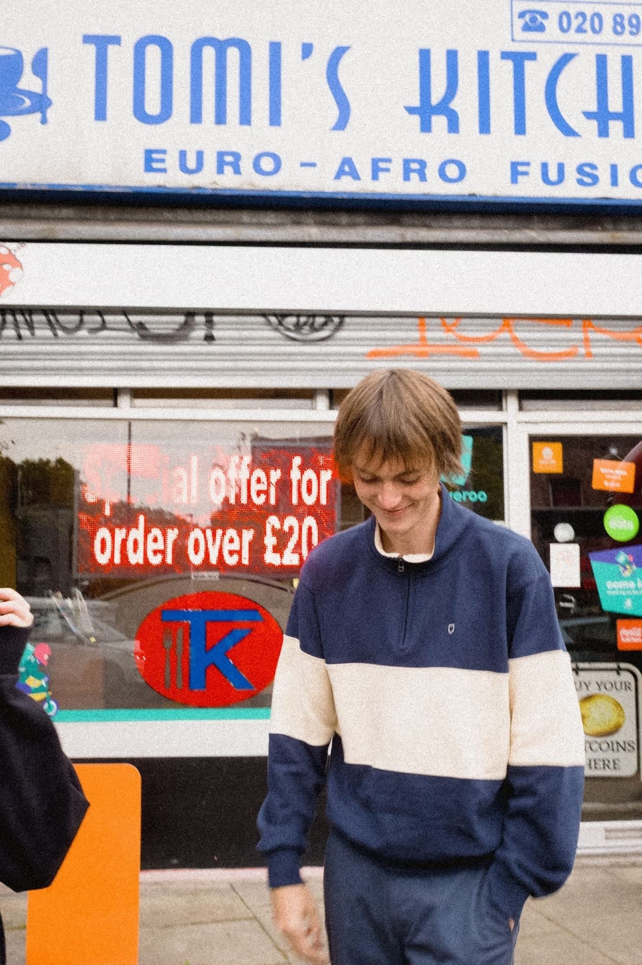 Danville Quarter Zip Fleece - Navy/Whitecap