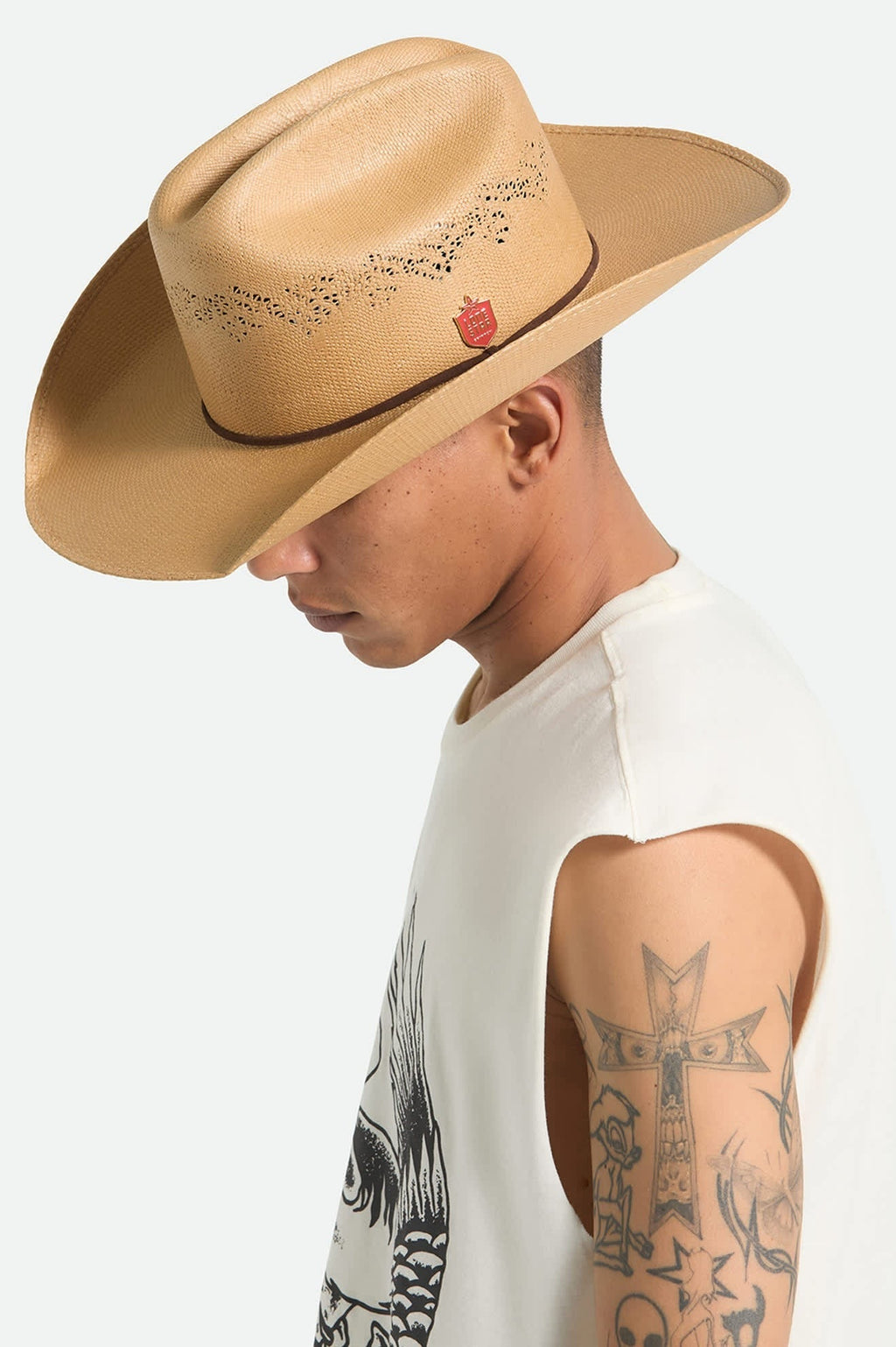 Lone Star Straw Cowboy Hat - Texas Gold