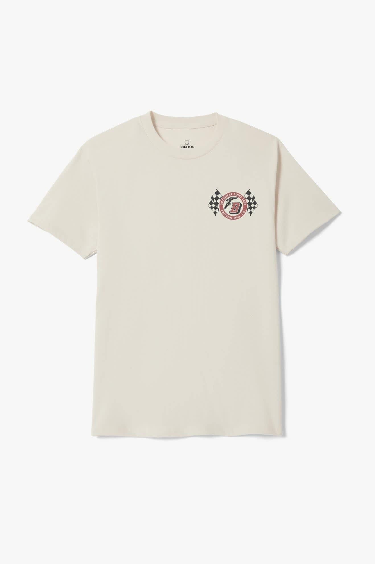 Goodyear Speedway Sleeve Standard T-Shirt - Cream
