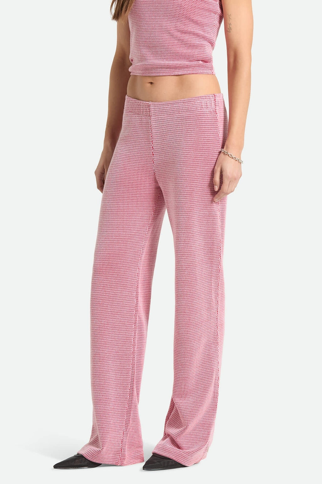 Siesta Knit Pant - Adrenaline Rush/White Weave