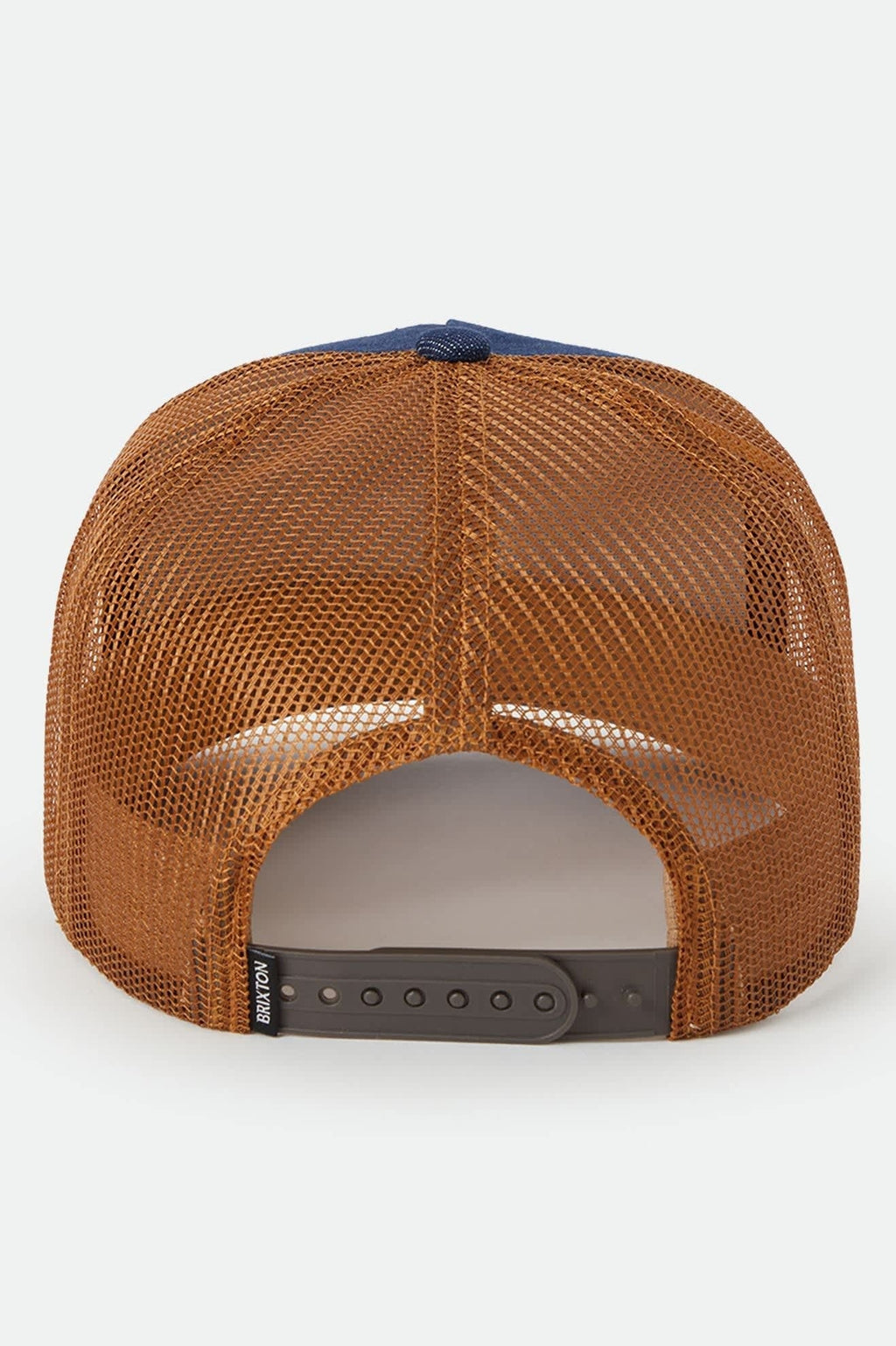 Reeves Trucker Hat - Washed Denim/Caramel