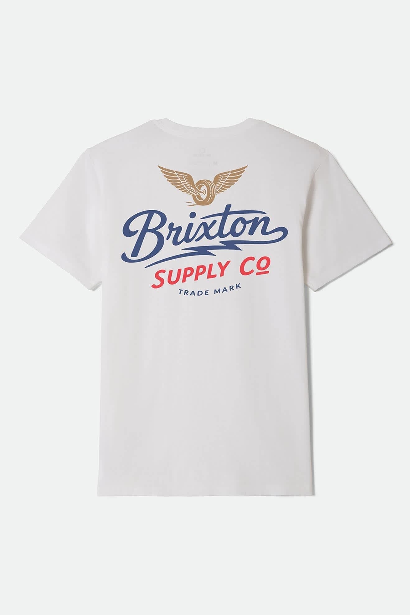 Wing And Wheel Supply Short Sleeve Standard T-Shirt - White