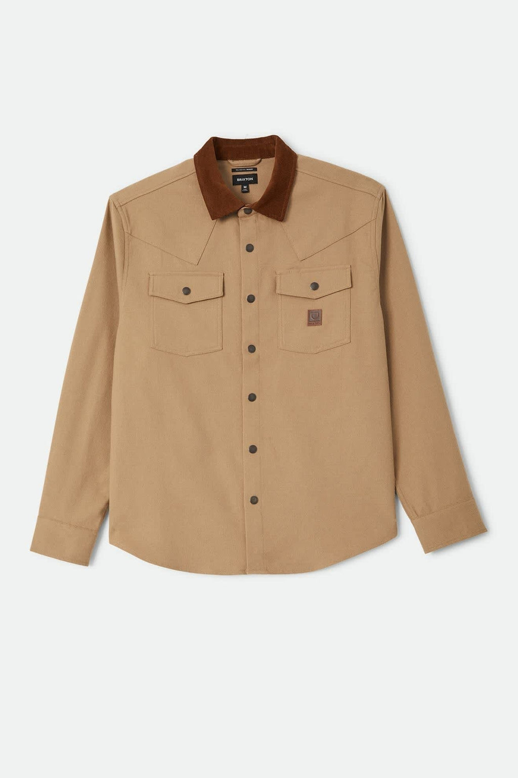 Bowery Builders Ranch Performance Flannel - Khaki/Brown