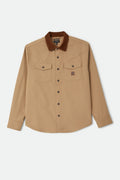 Bowery Builders Ranch Performance Flannel - Khaki/Brown