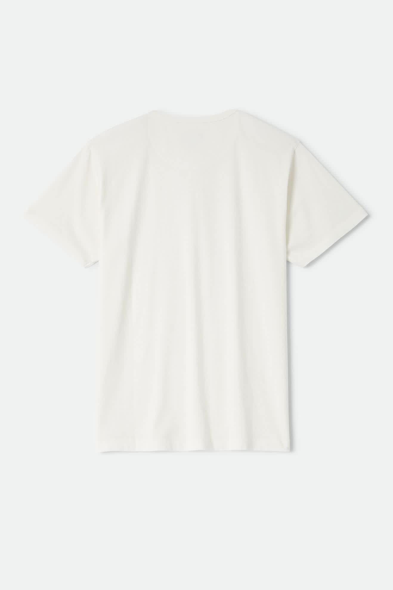 Brixton Baseline Henley T-Shirt - Off White Vintage Wash